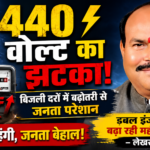 बिजली दरों में बढ़ोतरी से जनता को लगा ‘440 वोल्ट’ का झटका, डबल इंजन सरकार जनता पर डाल रही महंगाई का बोझ – लेखराम साहू